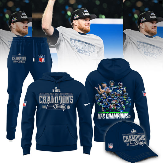 Seattle Seahawks Super Bowl LX Roster Hoodie