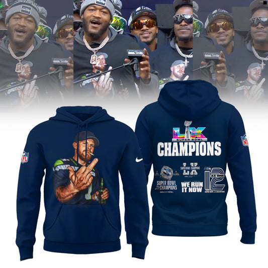 Seattle Seahawks Sam Darnold Middle Finger Limited Edition Hoodie