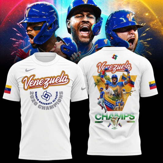 World Baseball Classic Champions x Venezuela Limited Edition 2026 T-Shirt