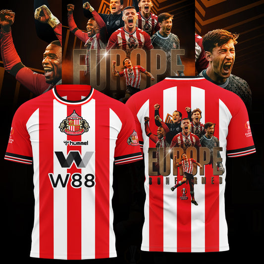 Limited Edition Sunderland AFC Europa League Confirmed T-Shirt