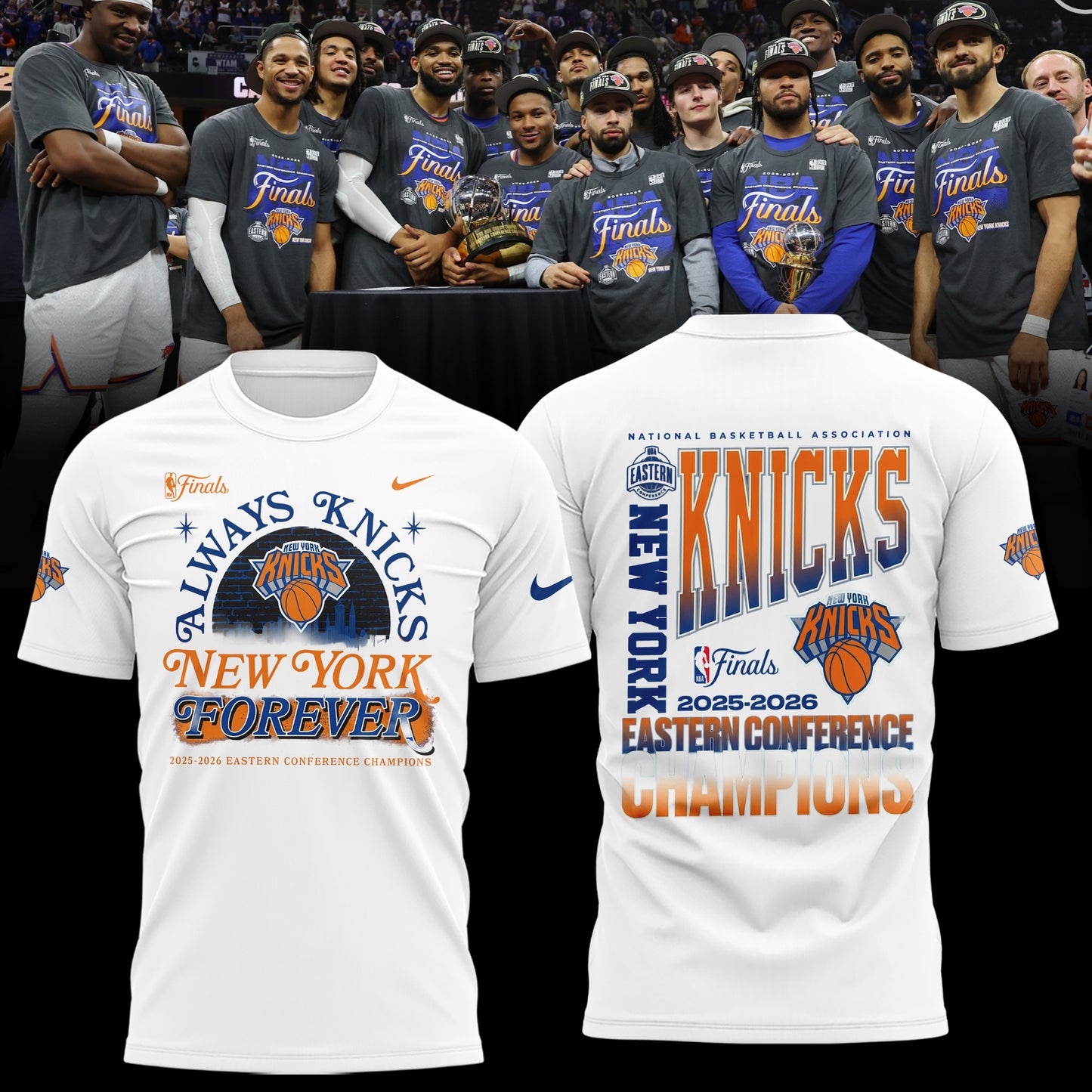 New York Knicks 2026 Eastern Conference Champions T-shirt