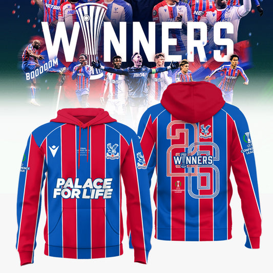 Crystal Palace 2025-26 UEFA Conference League Winners Hoodie