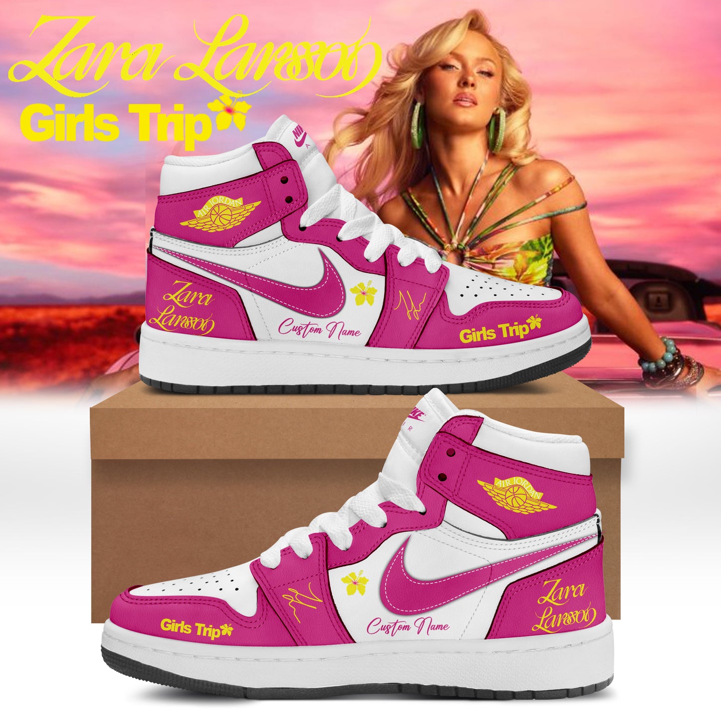 Zara Larsson “Midnight Sun Girls Trip” 2026 Limited Edition Signature AJD1 Sneakers