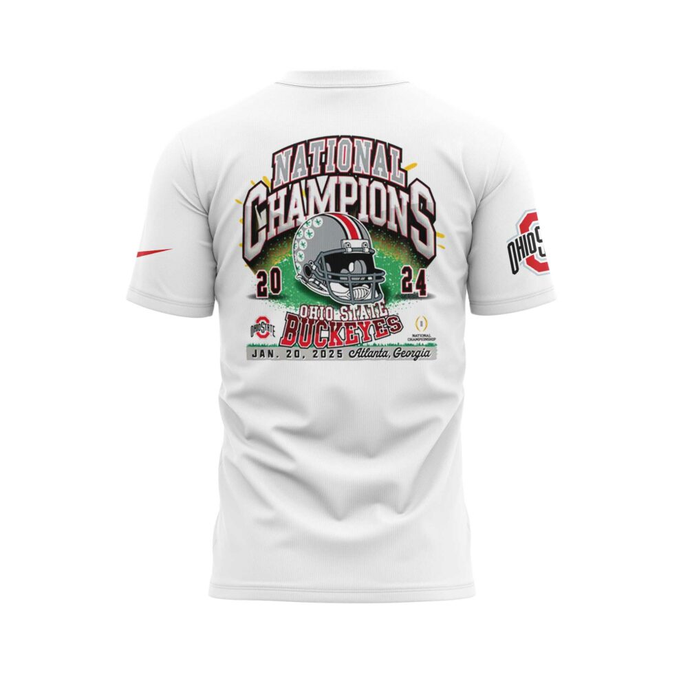 Ohio State Football College Football Playoff National Champions Whrite T-shirt