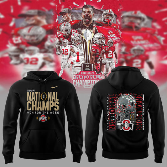 Ohio State Football College Football Playoff National Champions Black Hoodie