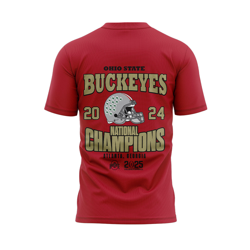Ohio State Football College Football Playoff National Champions Red T-shirt