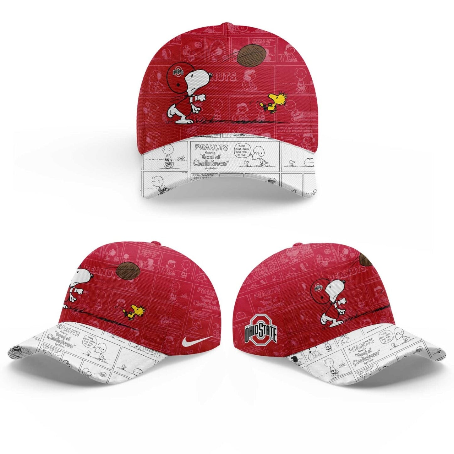 Limited Edition Ohio State Football 75th Anniversary of Peanuts Hoodie V2