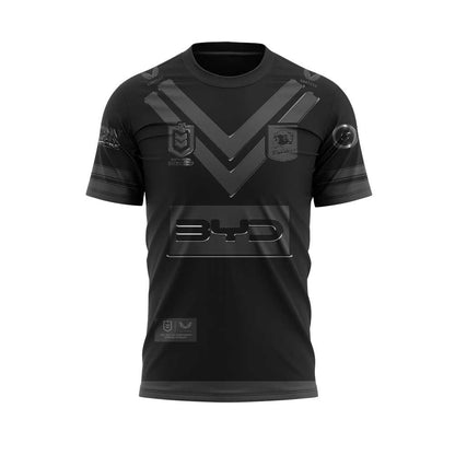 Limited Edition Sydney Roosters Back In Black Old Logo T-Shirt