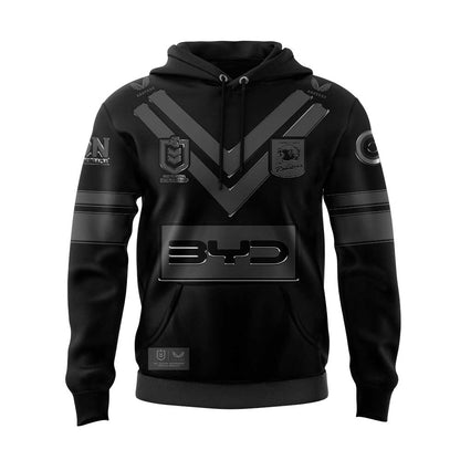 Limited Edition Sydney Roosters Back In Black Hoodie