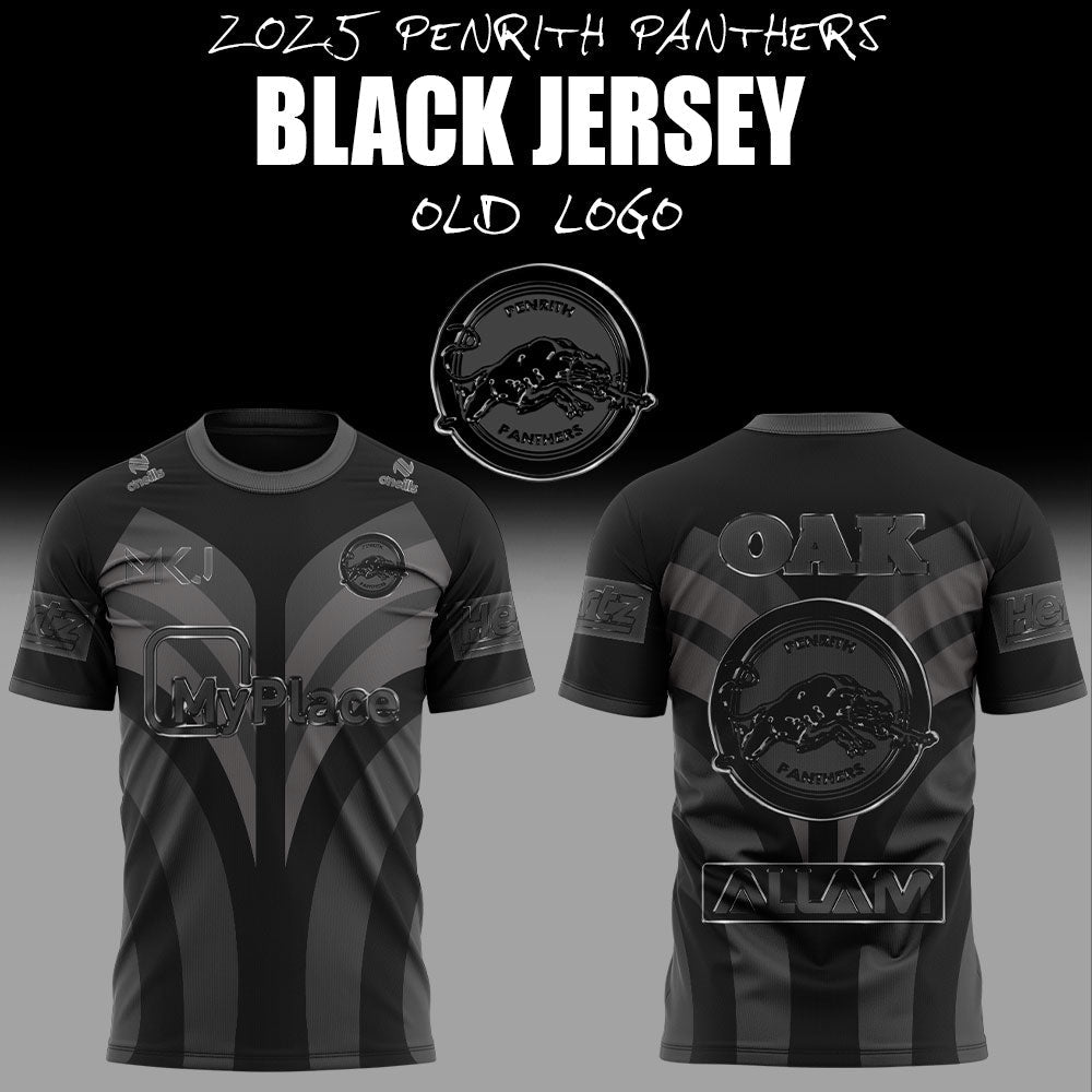 Limited Edition Penrith Panthers Back In Black Uniform T-Shirt