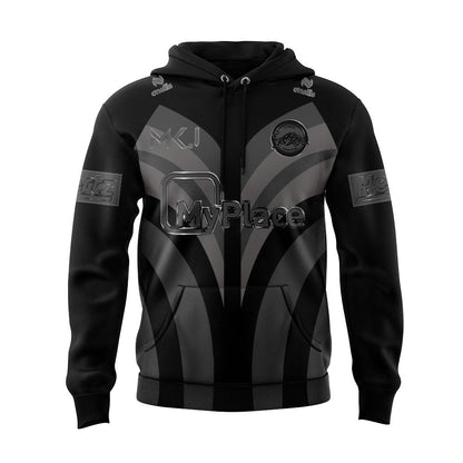 Limited Edition Penrith Panthers Back In Black Old Logo Hoodie