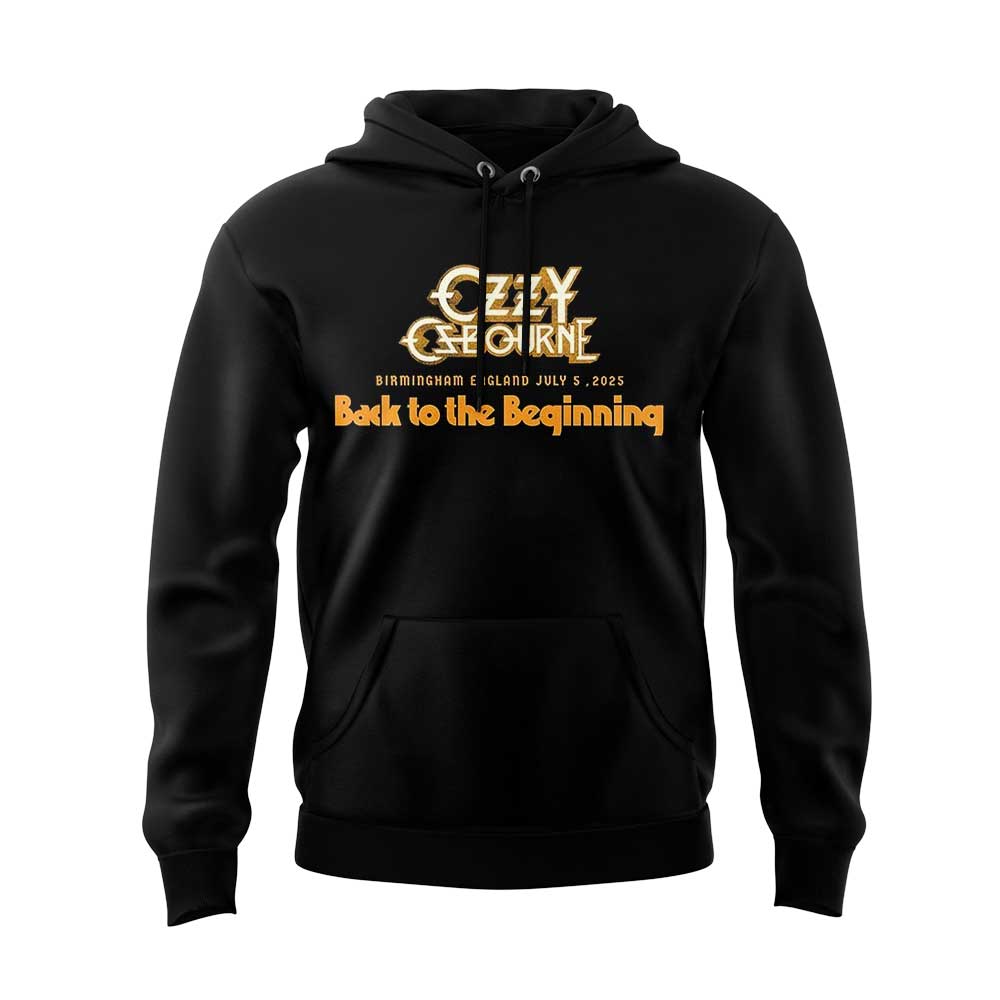 Limited Edition Back To The Beginning “Ozzy Osbourne” Black Sabbath Hoodie