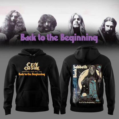 Limited Edition Back To The Beginning “Ozzy Osbourne” Black Sabbath Hoodie