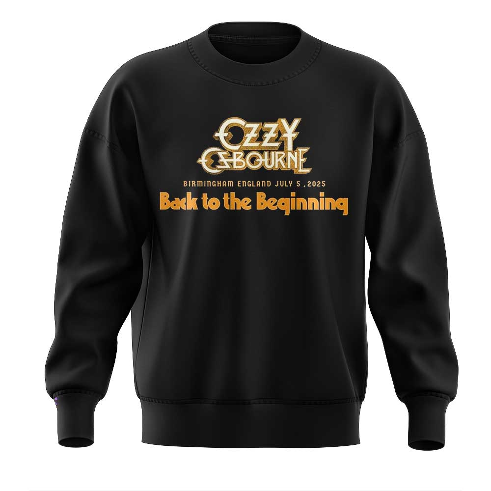 Limited Edition Back To The Beginning “Ozzy Osbourne” Black Sabbath Sweatshirt