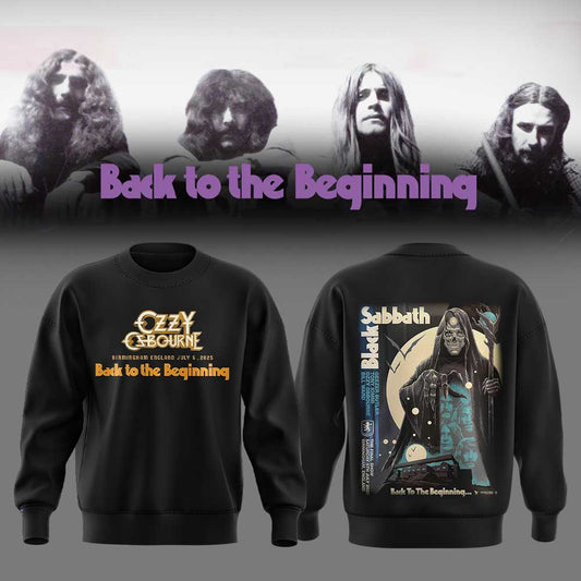 Limited Edition Back To The Beginning “Ozzy Osbourne” Black Sabbath Sweatshirt