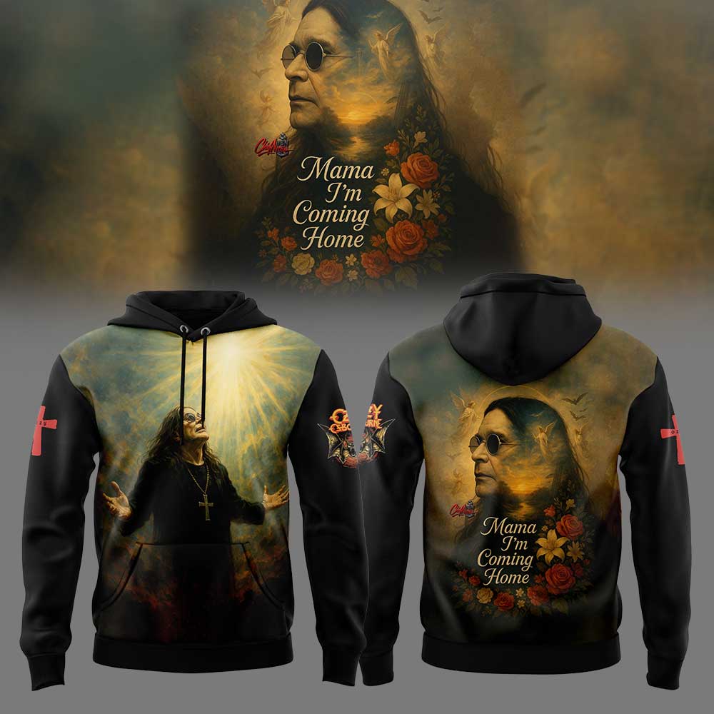 Limited Edition Mama I`m Coming Home – “Ozzy Osbourne” Hoodie