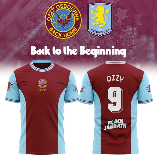 Limited Edition Ozzy x Aston Villa Back Home Collection Shirt