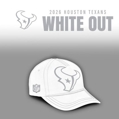 Houston Texans 2025 Winter White Out Combo TShirt
