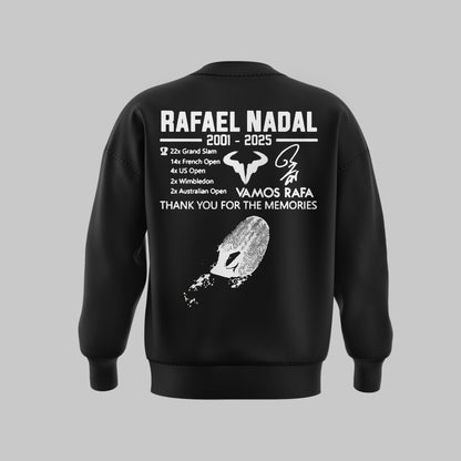 Limited Edition `Merci Rafaâ€™ at Rafael Nadal Roland Garros Tribute Sweat Shirt