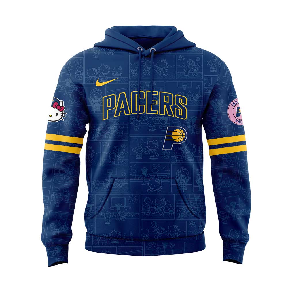 Limited Edition Indiana Pacers x Hello Kitty Hoodie