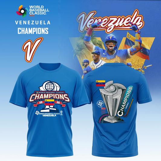 World Baseball Classic Champions x Venezuela Limited Edition 2026 T-Shirt