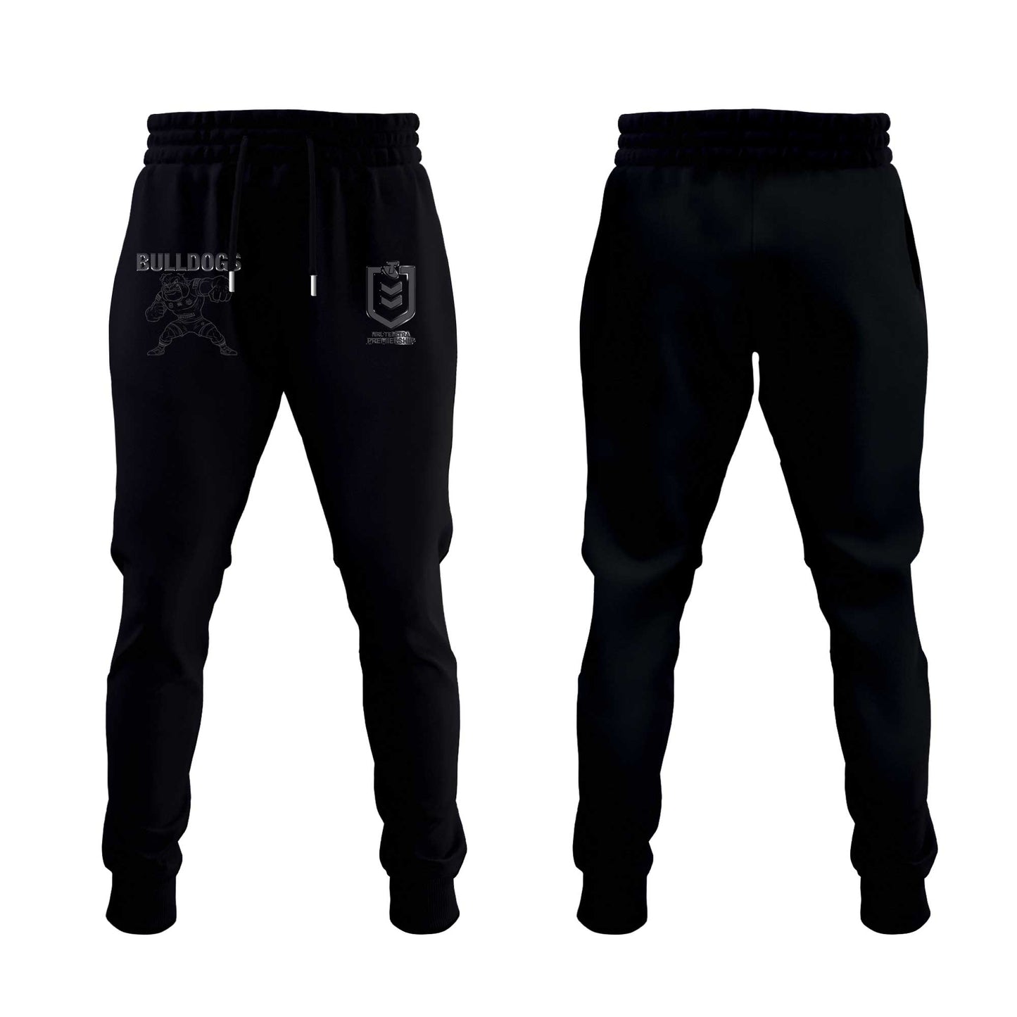 Limited Edition Canterbury Bulldogs Back In Black Mascot Hoodie