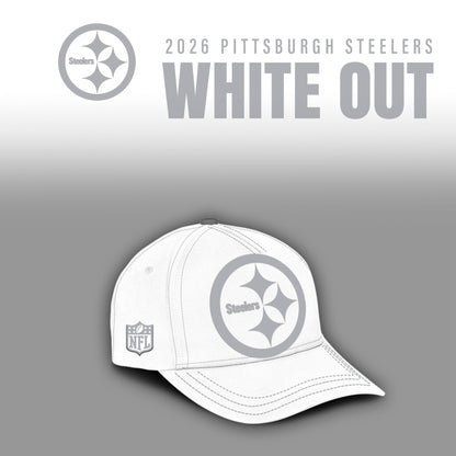 Pittsburgh Steelers 2025 Winter White Out Combo TShirt