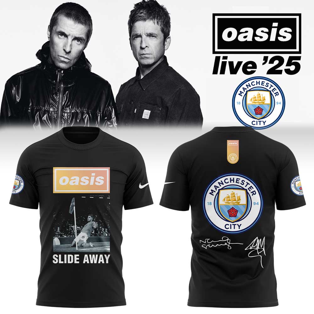 Limited Edition ManCity.FC Oasis “Live ’25” Signature Shirt