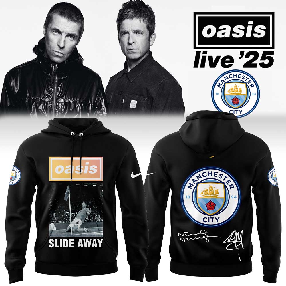 Limited Edition ManCity.FC Oasis “Live ’25” Signature Hoodie