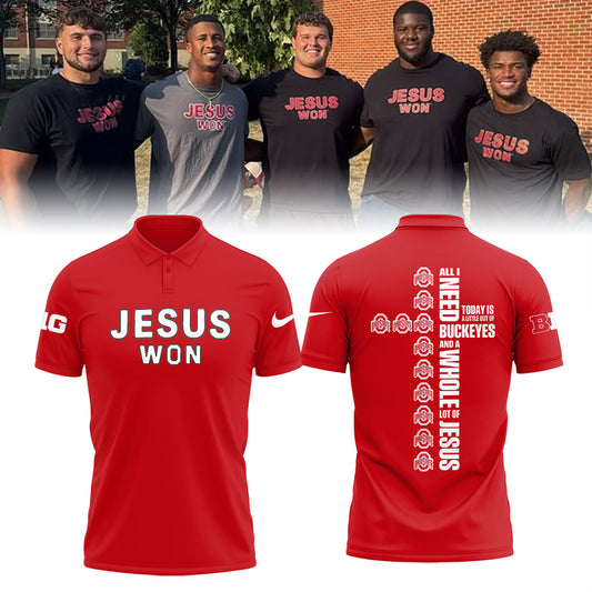 Limited Edition JESUS WON Polo