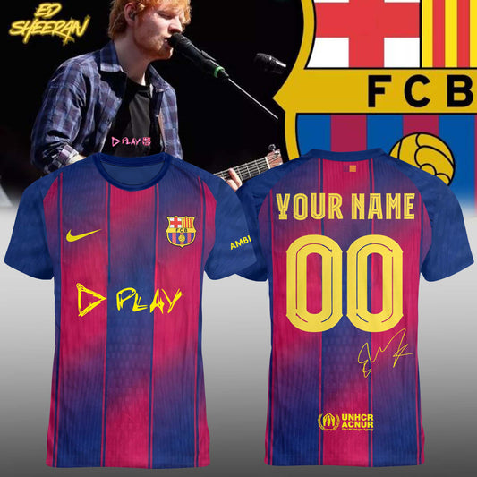 FC Barcelona x Ed Sheeran Limited Edition Jersey (Custom Name&Number)