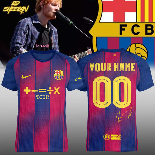 FC Barcelona x Ed Sheeran Limited Edition Jersey (Custom Name&Number)