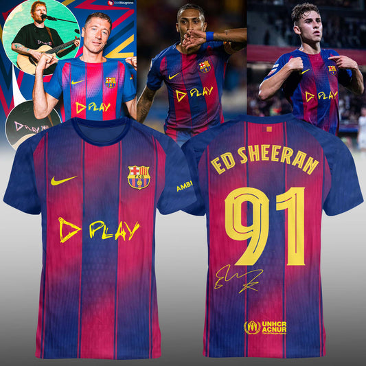 FC Barcelona x Ed Sheeran Limited Edition Jersey