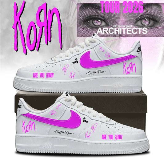 KORN “ARE YOU READY” Tour 2026 Limited Edition Signature AF1 Sneakers