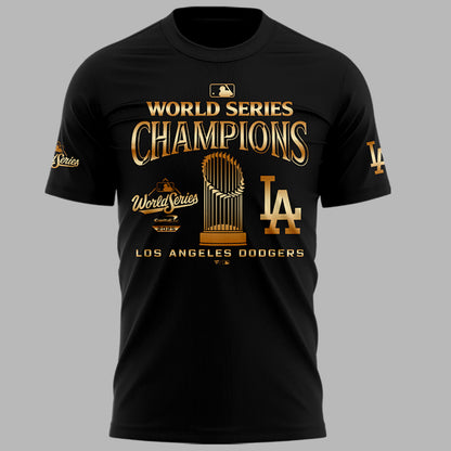 LA Dodgers – 2025 World Series Champions Limited Edition Combo T-Shirt