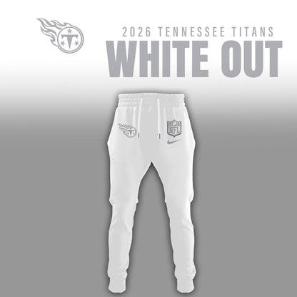 Tennessee Titans 2025 Winter White Out Combo Hoodie