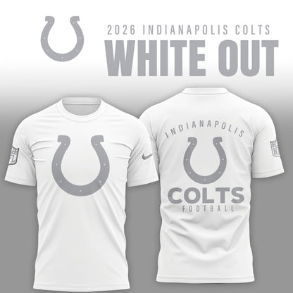 Indianapolis Colts Winter White Out Combo TShirt