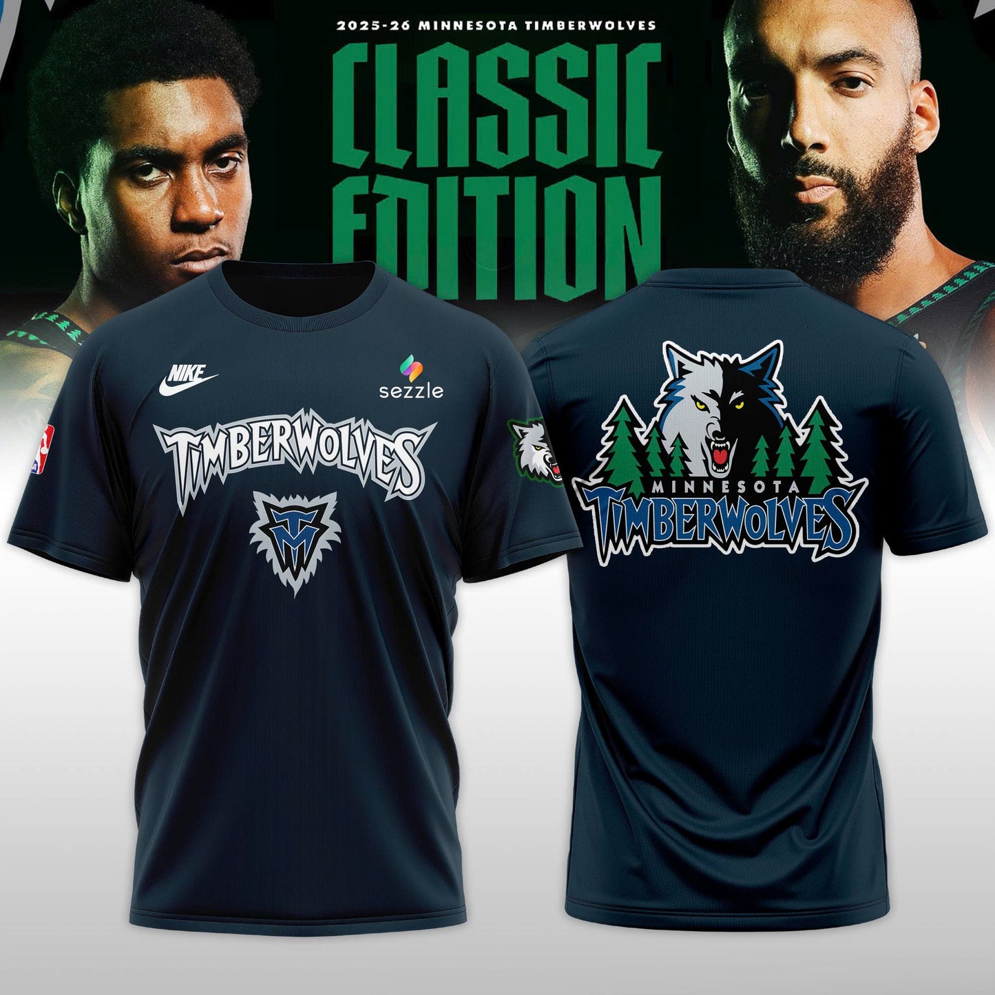 Minnesota Timberwolves “TREES” Uniform Special Editions T-Shirt