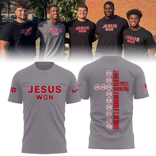 Limited Edition JESUS WON Gray TShirt
