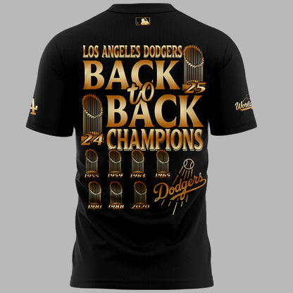 LA Dodgers – 2025 World Series Champions Limited Edition Combo T-Shirt