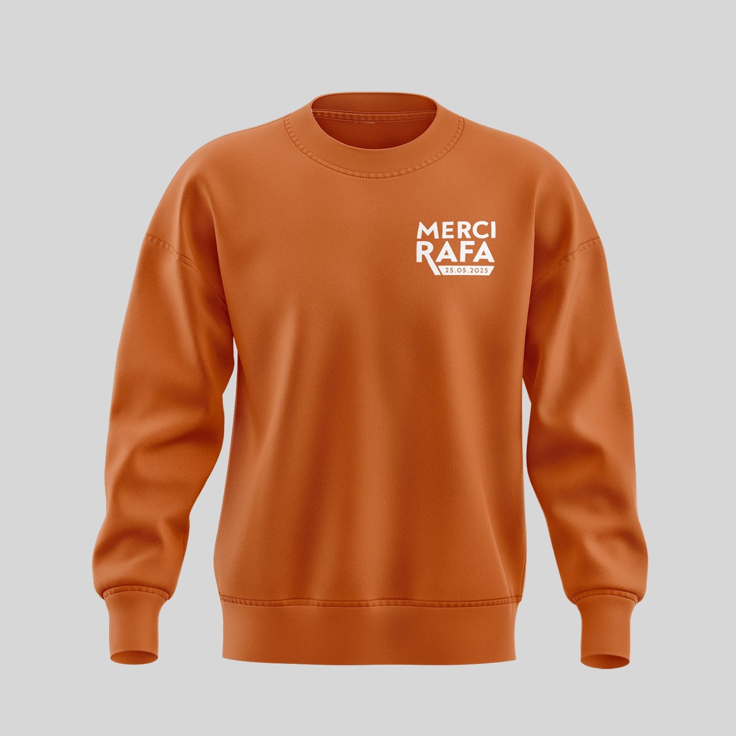 Limited Edition `Merci Rafaâ€™ at Rafael Nadal Roland Garros Tribute Sweat Shirt