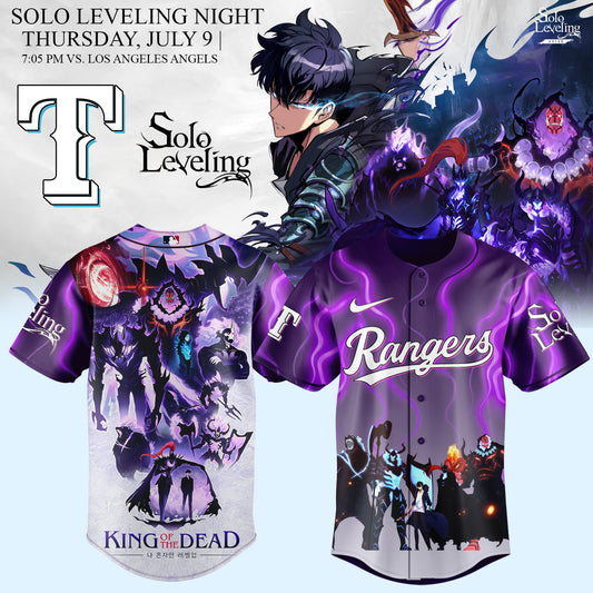 Texas Rangers x Solo Leveling Limited Jersey