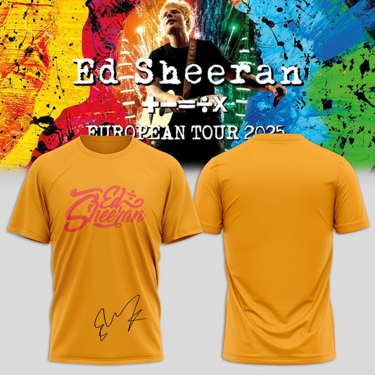 Ed Sheeran _ The +−=÷× Tour Shirt 2025