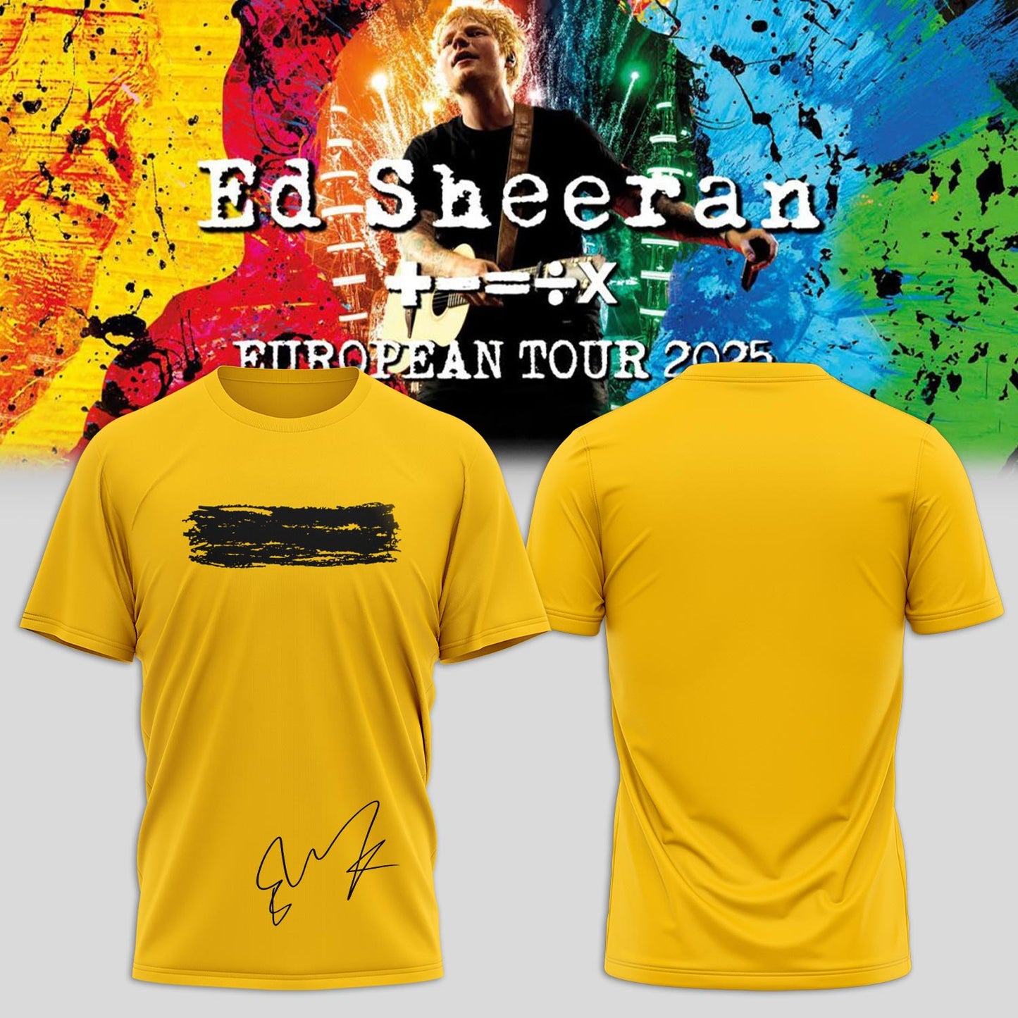 Ed Sheeran _ The +−=÷× Tour Shirt 2025