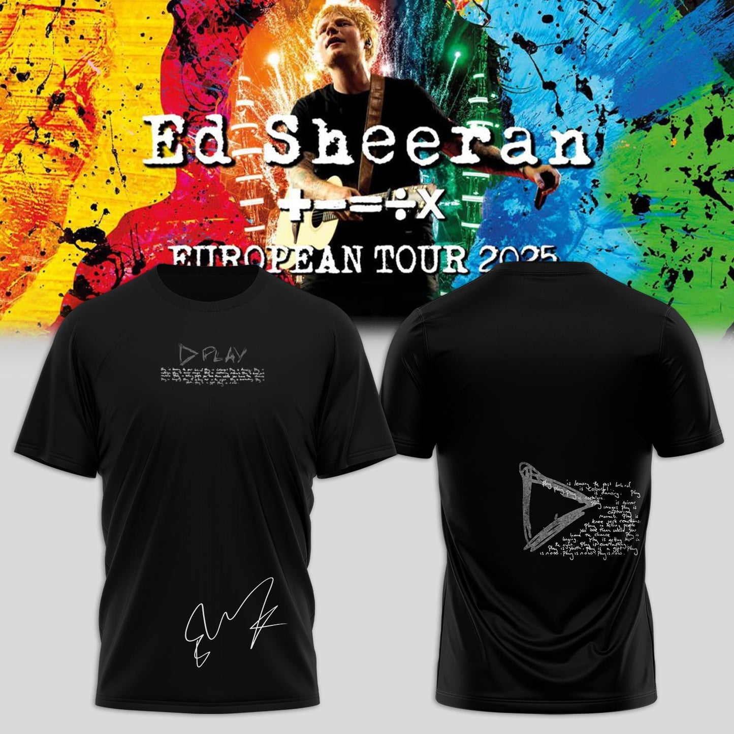 Ed Sheeran _ The +−=÷× Tour Shirt