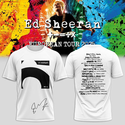 Ed Sheeran _ The +−=÷× Tour Shirt 2025
