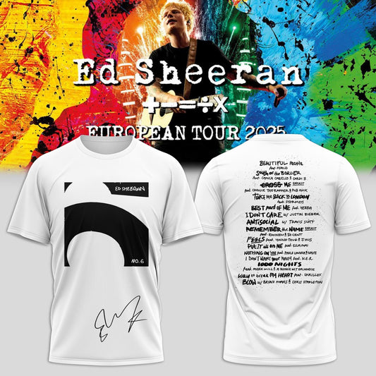Ed Sheeran _ The +−=÷× Tour Shirt 2025