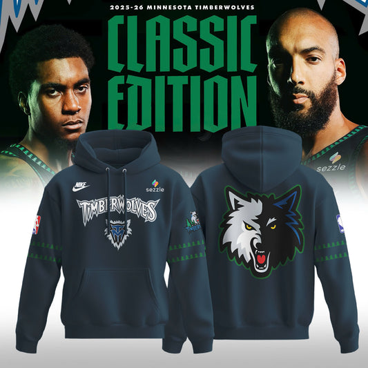 Minnesota Timberwolves “TREES” Uniform Special Editions Hoodie