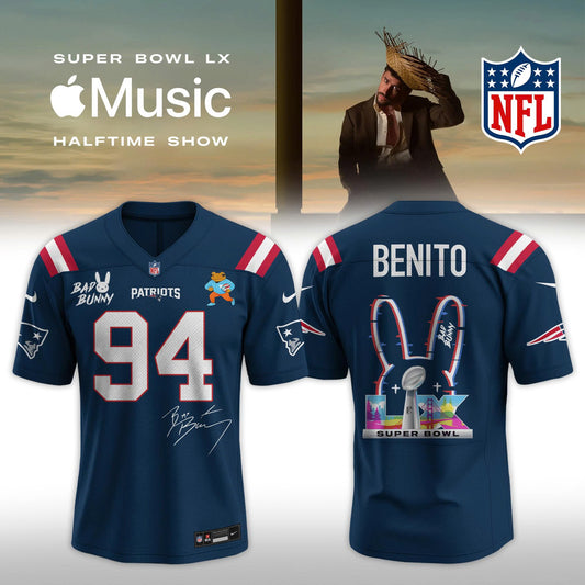 New England Patriots x Bad Bunny Super Bowl LX The Halftime Show Special Edition Jersey