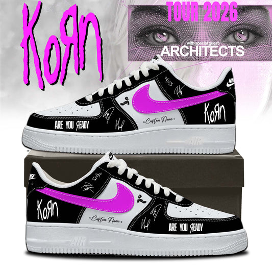 KORN “ARE YOU READY” Tour 2026 Limited Edition Signature AF1 Sneakers